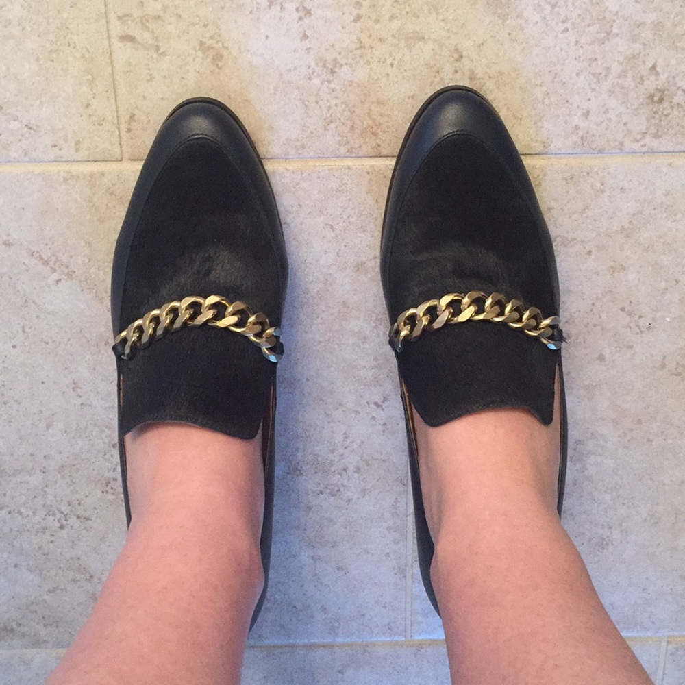 Calvin Klein Navy Blue healed loafers - Picture 6 of 8